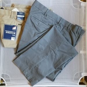 2 pr. Big & Tall stretch pants
